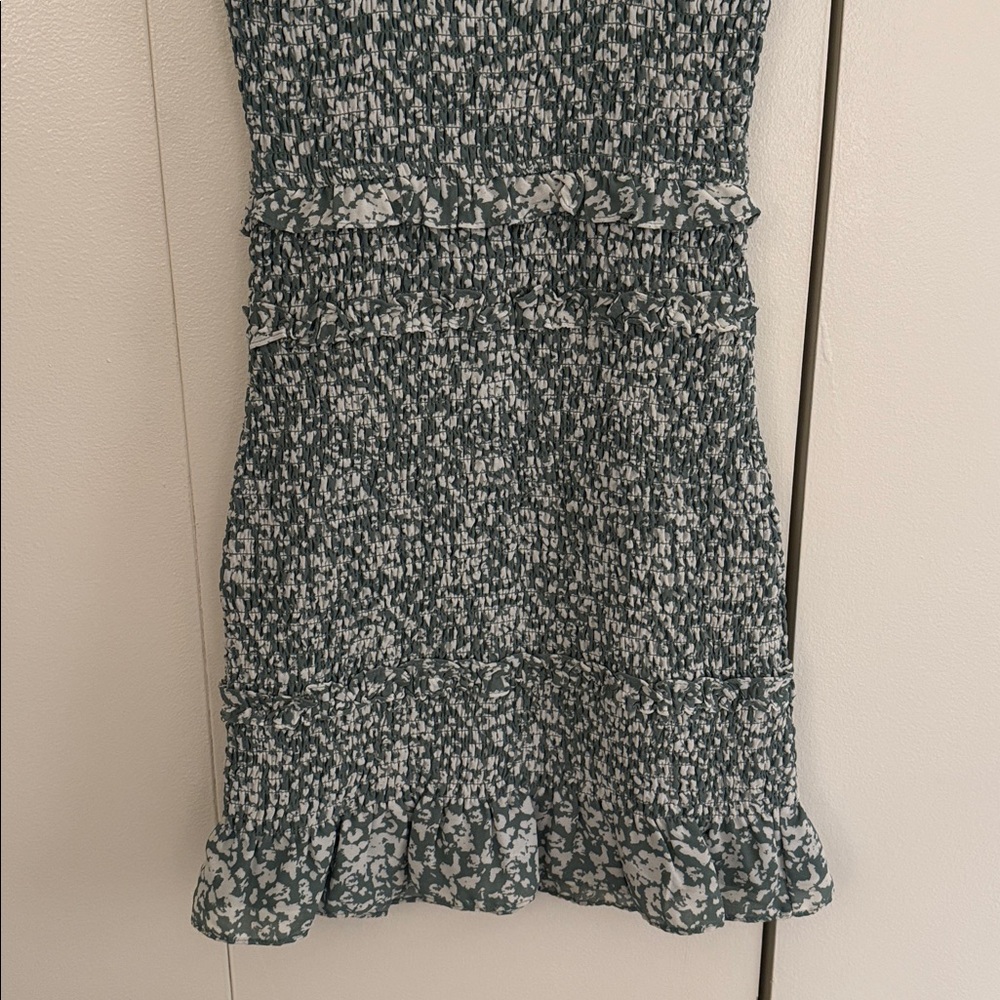 NWOT Abercrombie & Fitch Smocked Mini Dress - Picture 8 of 9